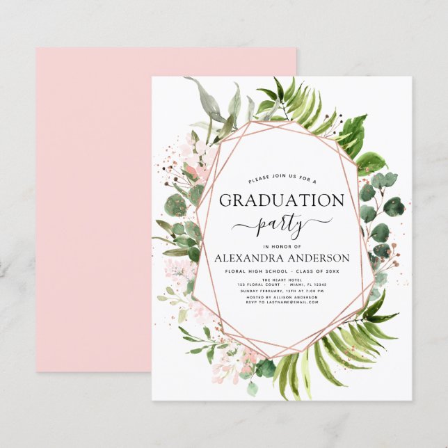 Orçamento 2022 Graduação Eucalyptus Greenery (Frente/Verso)