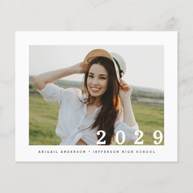 Orçamento 2023 Anúncio de Graduação Simples de Fot (Frente)