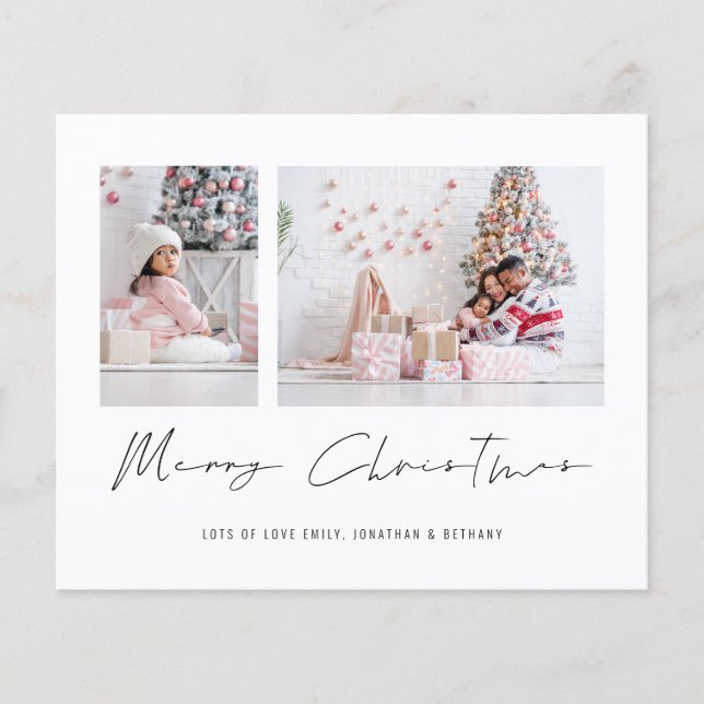 Orçamento 2026 Calendário 2 Foto Feliz Natal (Frente)