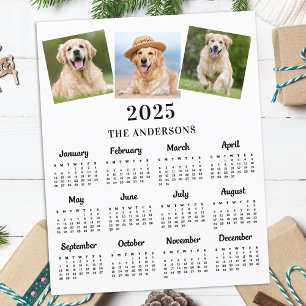 Orçamento 2026 Fotos Personalizadas Calendário de 