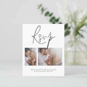 Orçamento 2 Foto Código QR Online Casamento RSVP E