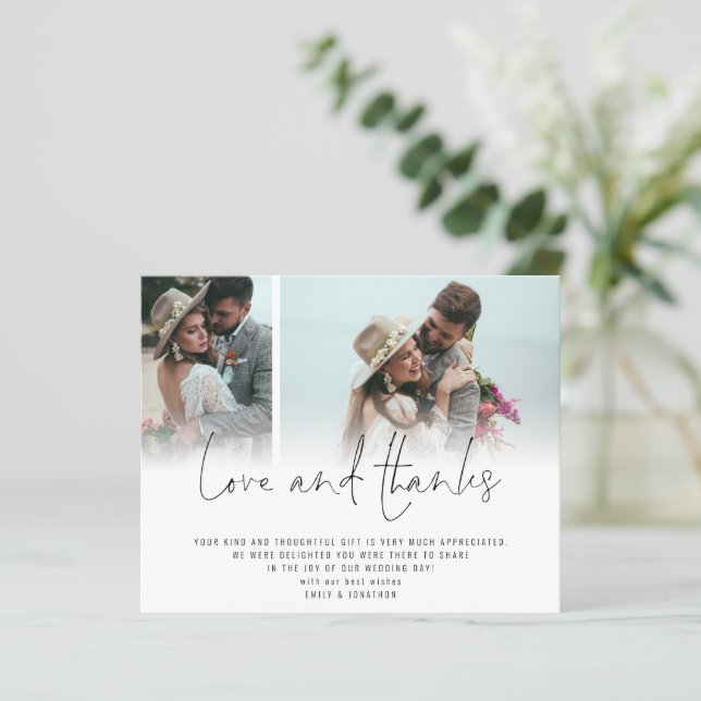 Orçamento 2 Foto QR Script de Código Casamento Obr (Em pé/Frente)