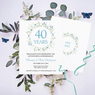 Orçamento 40º Aniversário de Casamento Flores Silv
