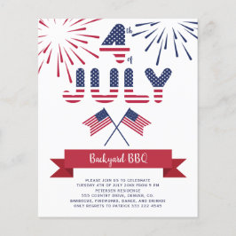 Orçamento 4 de julho churrasco convite de festas p