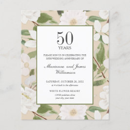 Orçamento 50º Aniversário Marfim de Flores Brancas