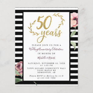 Orçamento 50º Rosa vermelha de Aniversário de C