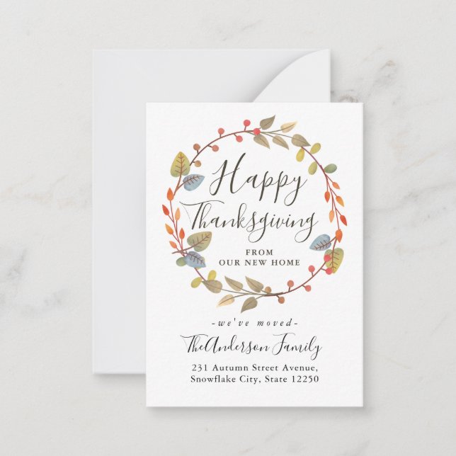 Orçamento Ação de Graças Novo Cartão de Morte por  (Frente)