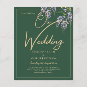 ORÇAMENTO All-in1 WISTERIA Dourado Texto WEDDING