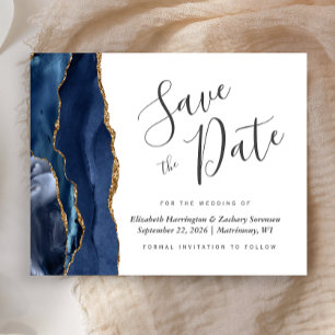 Orçamento Azul Marinho Ágata Dourada Casamento Sal