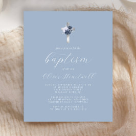 Orçamento Azul Poeirento Floral Prata Cruz Meninos