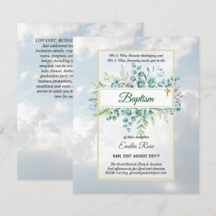 Orçamento BAPTISM Christening Greenerase deixa co