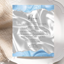 Orçamento Bebê Azul Prata Ágata Seda Casamento Men