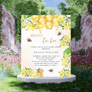 Orçamento Bee Chá de panela amarelo convite flor