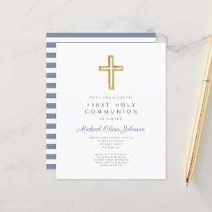 Orçamento Blue Cross Religius Boy First Communing