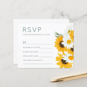 Orçamento Bohemian Wildflower Sunflower Wedding R