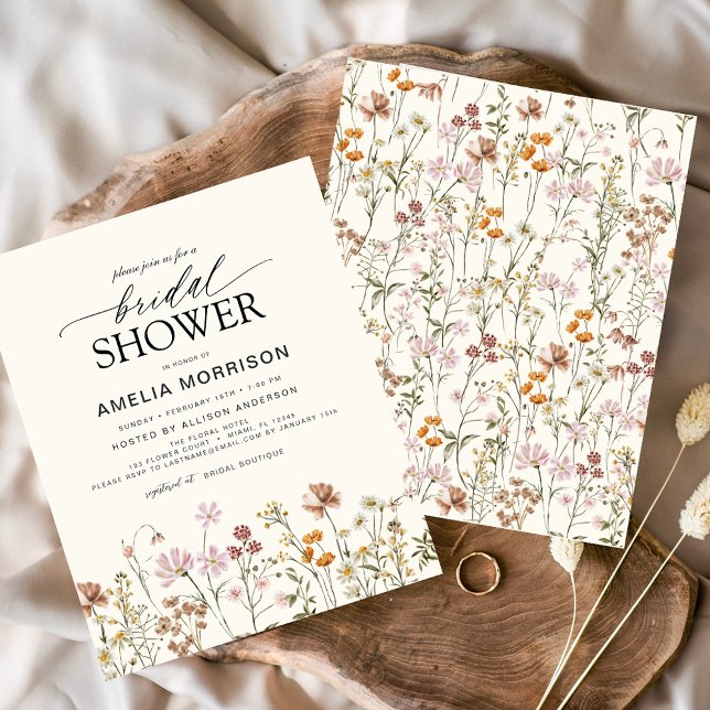 Orçamento Boho Chá de panela de flor selvagem (Criador carregado)