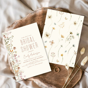 Orçamento Boho Chá de panela de flor selvagem