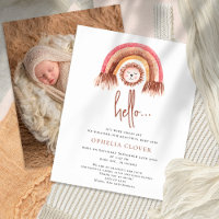 Orçamento Boho Cute Lion Arco-Íris Anúncio