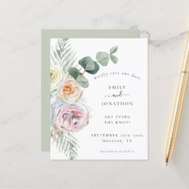 Orçamento Boho Eucalyptus Florals Data de Salvamen