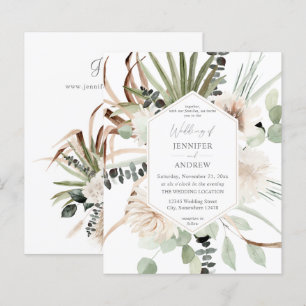 Orçamento Boho Eucalyptus Palm Leaf & Floral Casa
