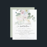 Orçamento Boho Floral Eucalyptus Doce Dezesseis Co<br><div class="desc">Boho Floral Eucalyptus Doce Dezesseis. Um alternativo MENOR de 4, 5" x 5, 6", compatível com o orçamento. Disponível em um STOCK de PLACA SEMI GLOSS 110 lb ou um STOCK de PAPEL THINNER SATIN FINISH 80 lb. Os envelopes são um extra opcional. Flores e folhagem em estilo boêmio moderno,...</div>