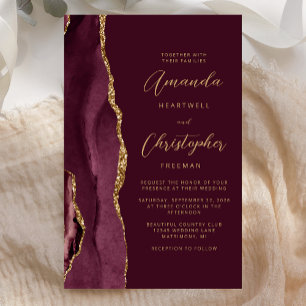 Orçamento Burgundy Gold Ágata Casamento