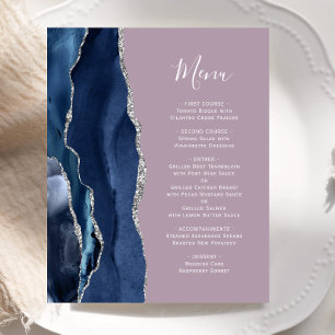 Orçamento Cardápio de Casamento Azul Naval Ágata P