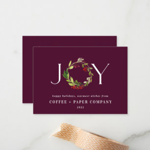 Orçamento Cartão de Natal corporativo de cor d'águ