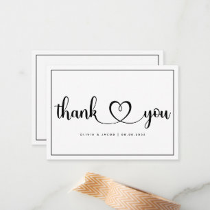 ORÇAMENTO Cartões de agradecimentos de Casamento S