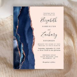 Orçamento Casamento Azul Rosa Dourado Ágata Bege