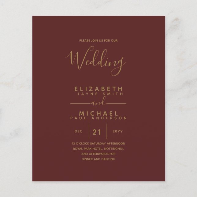 Orçamento Casamento Bilíngue Espanhol BODA Inglês (Frente)