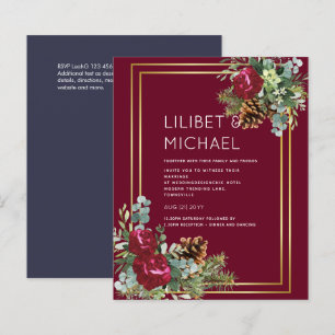 ORÇAMENTO Casamento de Inverno Rosas Bordeaux Euc