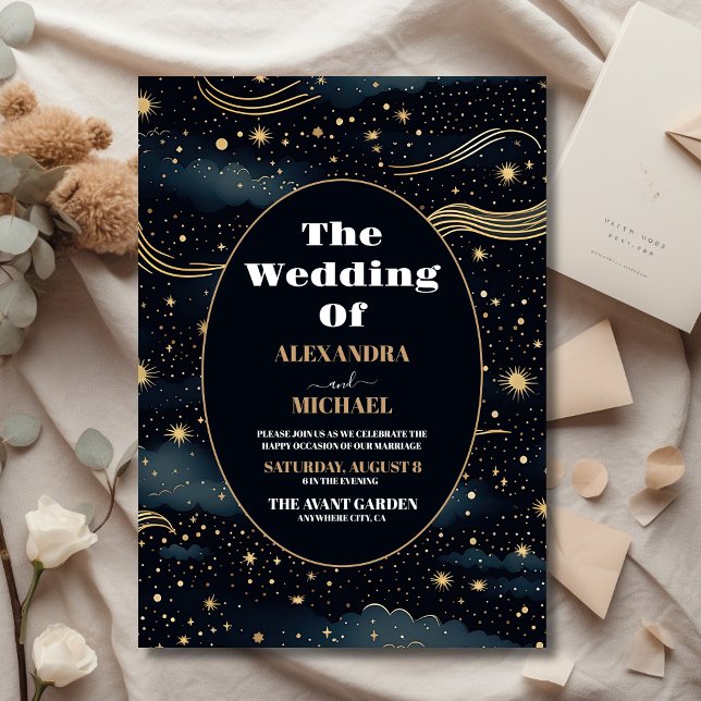 Orçamento Casamento Estrelas Azul Meia-Noite Celes (Criador carregado)