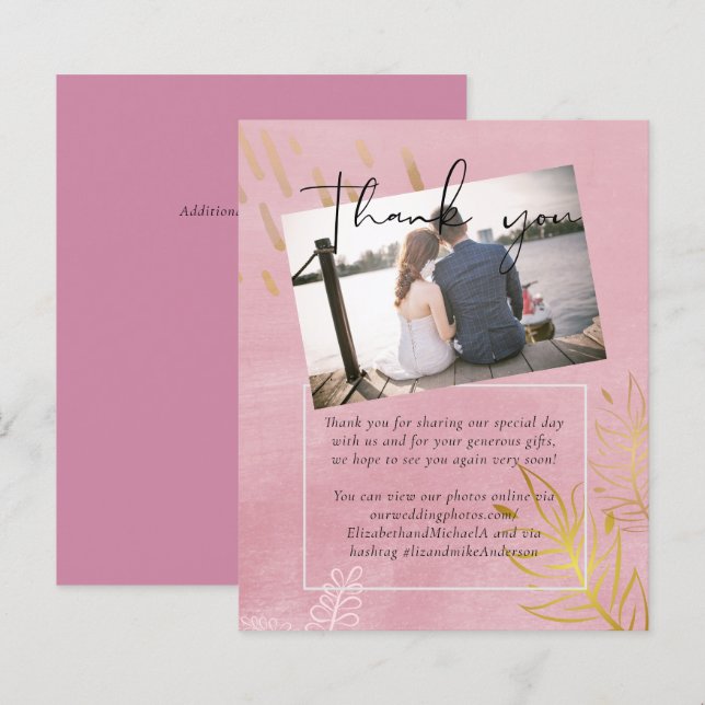 ORÇAMENTO Casamento Rosa Poeira Dourado (Frente/Verso)