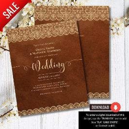 ORÇAMENTO Casamento Rústico com Renda Dourada em F