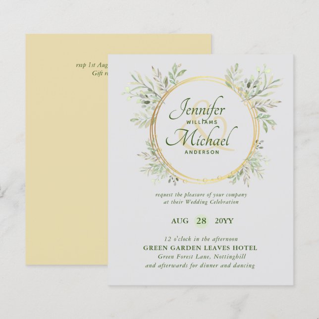 ORÇAMENTO Cinza verde e Dourada da cruz (Frente/Verso)