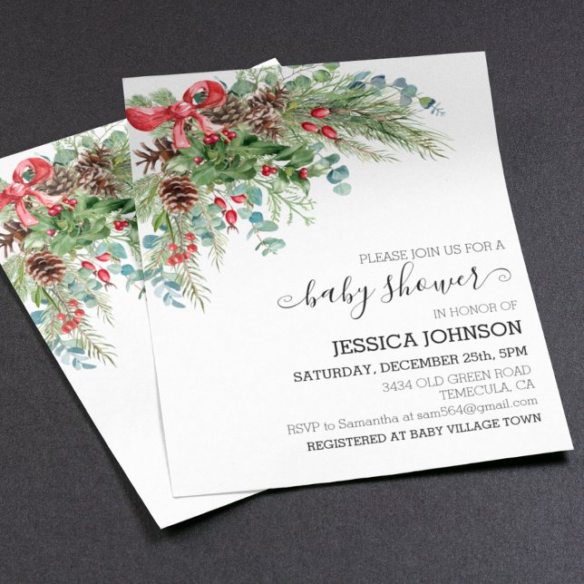 Orçamento Clássico de Chuvada de Bebê de Natal de  (Criador carregado)