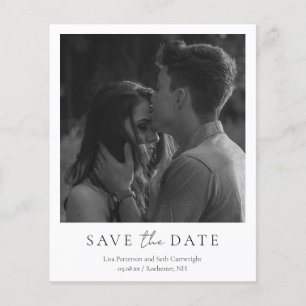 Orçamento Clássico Minimalista para Casamento Save