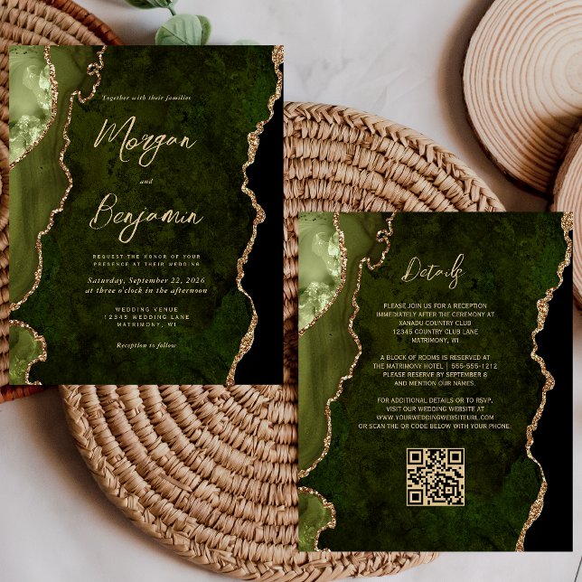 Orçamento Código QR de Casamento em Script de Ágat (Criador carregado)