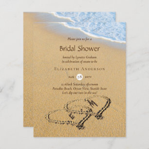 Orçamento Corações de Praia Tropicais em Chá de pa