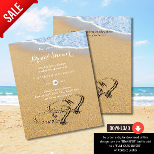 Orçamento Corações de Praia Tropicais em Chá de pa