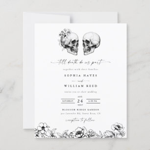 Orçamento Crânio Gótico Hallowedding Casamento Ret