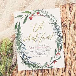 Orçamento da Festa de Natal de Winterberry Holiday