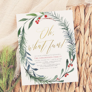 Orçamento da Festa de Natal de Winterberry Holiday