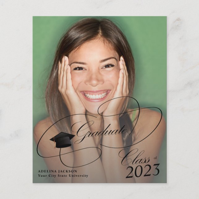 Orçamento de 4 fotos para anúncio de formatura (Frente)