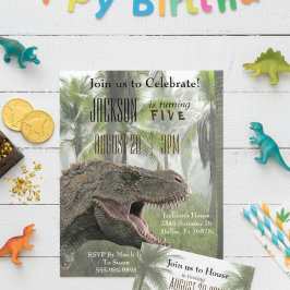 Orçamento de Aniversário do Dinossauro T-Rex Tyran
