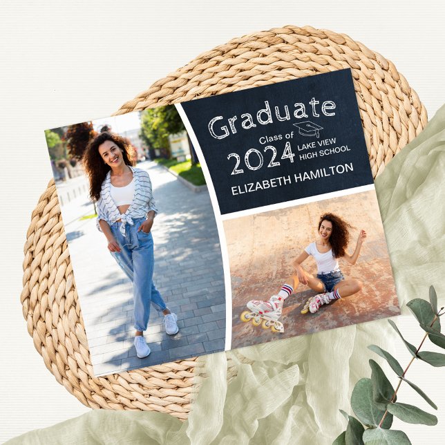 Orçamento de anúncio de foto de formatura da Chalk (Criador carregado)