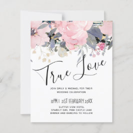 Orçamento de Casamento Floral Azul-Dusty-Rosa-Blus