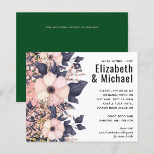 Orçamento de Casamento Floral Verde Rosa