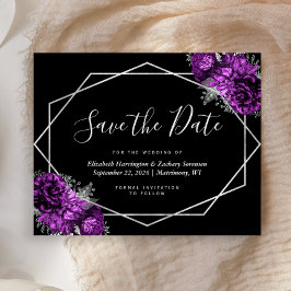 Orçamento de Floral Roxo Preto Casamento Salvar a